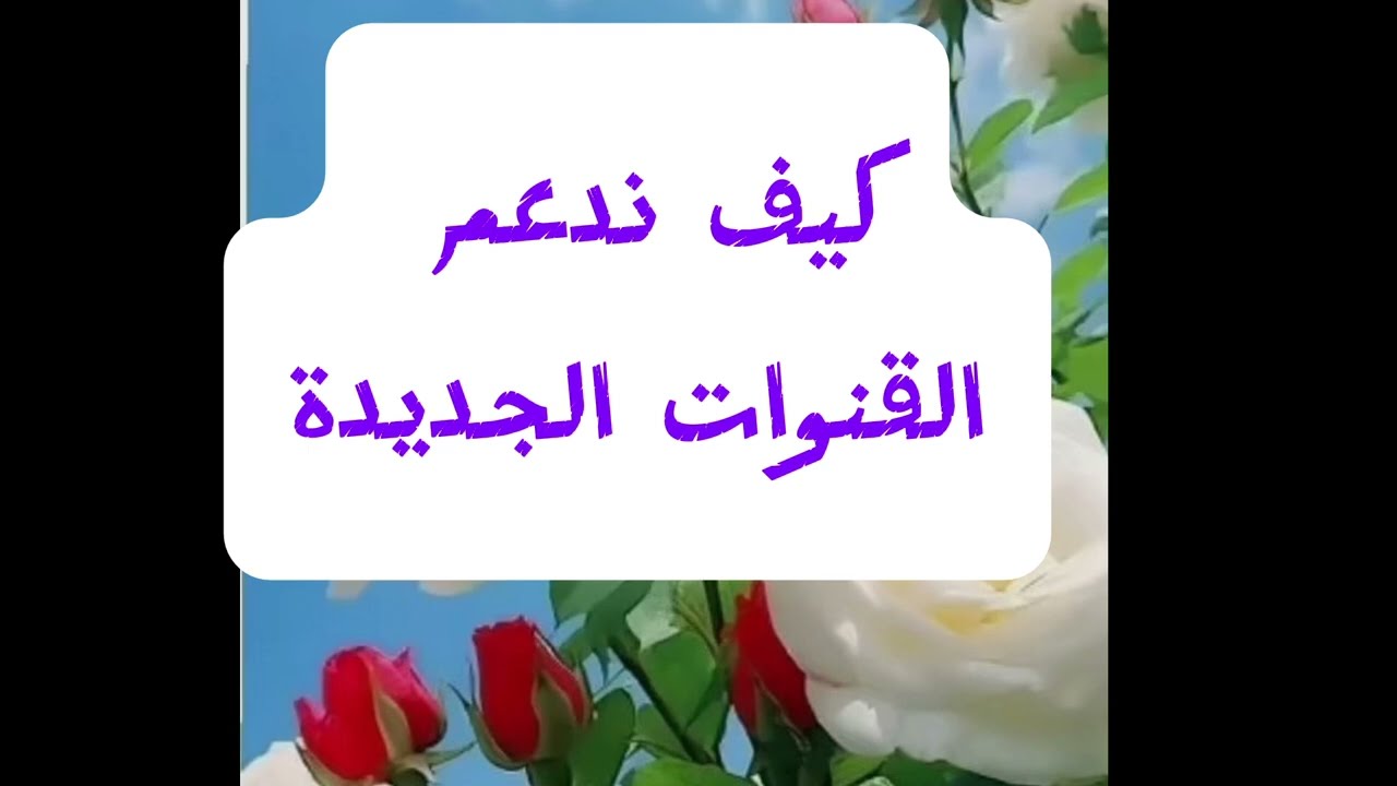 القنوات الجديدة.كيف تكبر قناتك.دعم القنوات الجديدة.افكار قيمة.