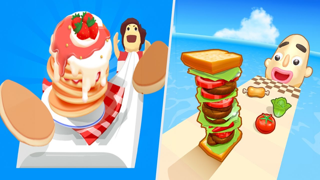 Pancake Run | Sandwich Runner - All Level Gameplay Android,iOS - NIG NEW APK UPDATE