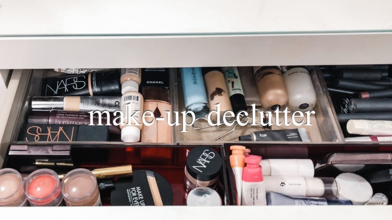 HUGE MAKEUP DECLUTTER & ORGANIZATION (2018)