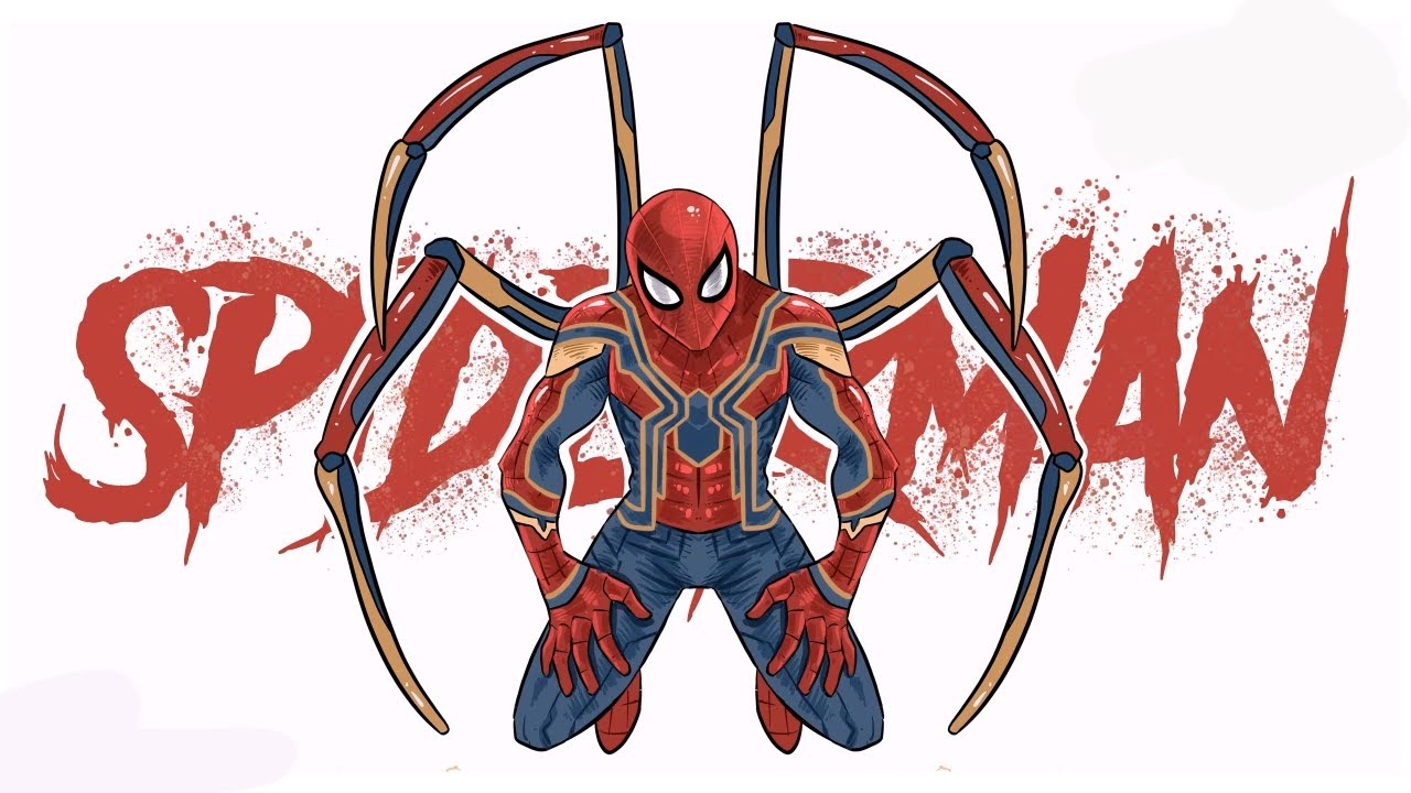 How To Draw Iron Spider | Step By Step | Marvel