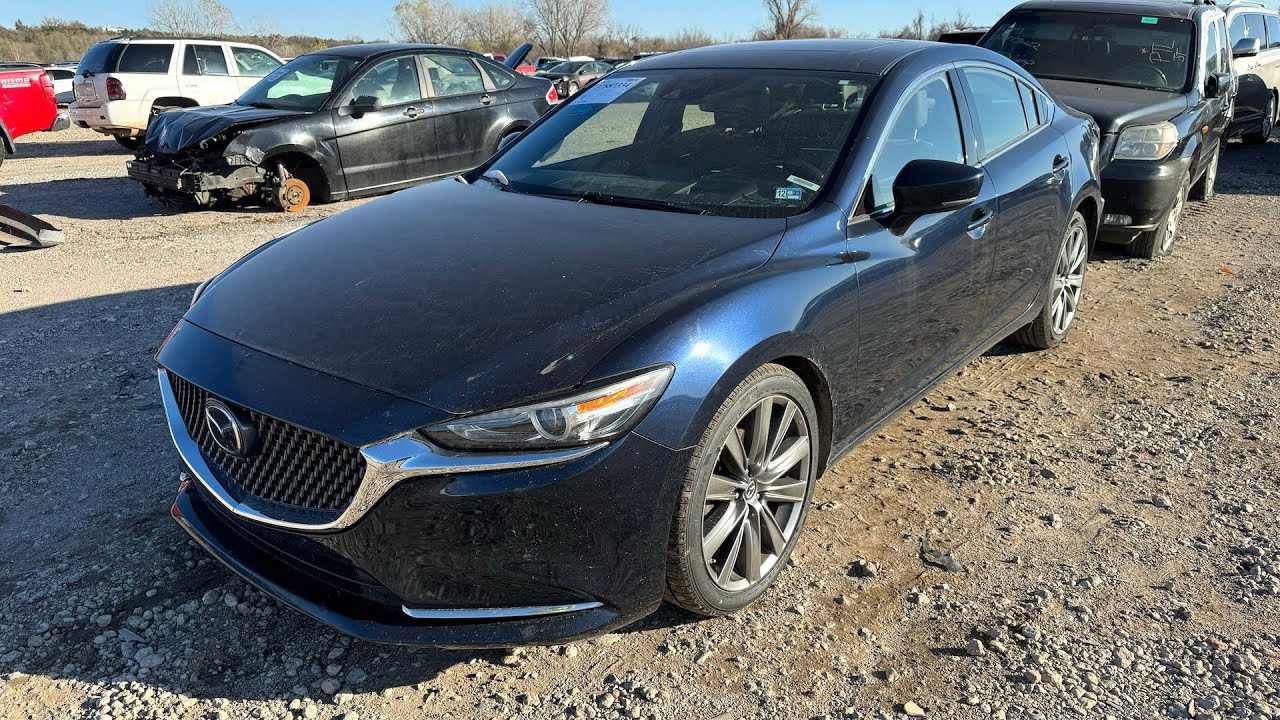 This 2017 Mazda 6 with Hail Damage is 50% off Retail at IAA!