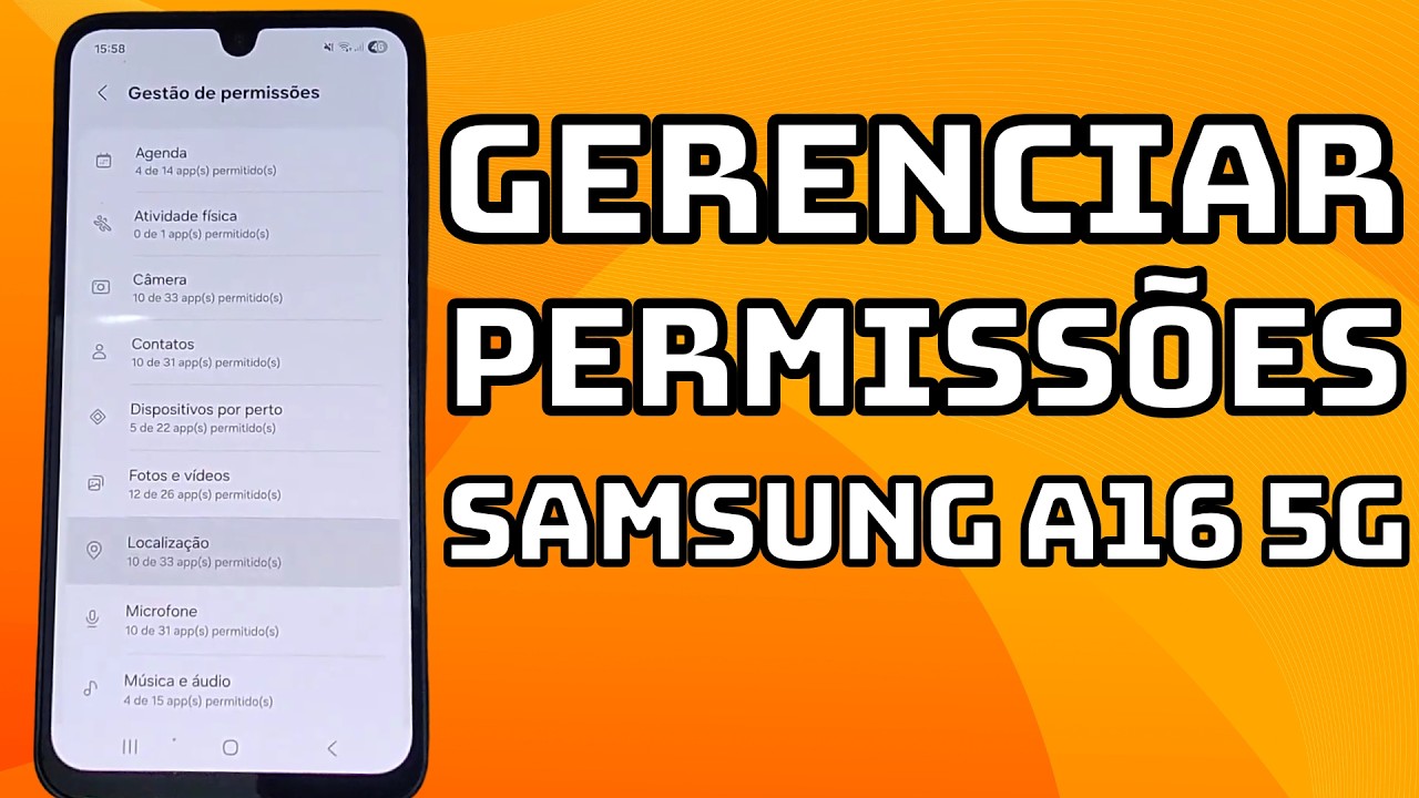 COMO GERENCIAR AS PERMISSÕES DO CELULAR SAMSUNG GALAXY A16  5G