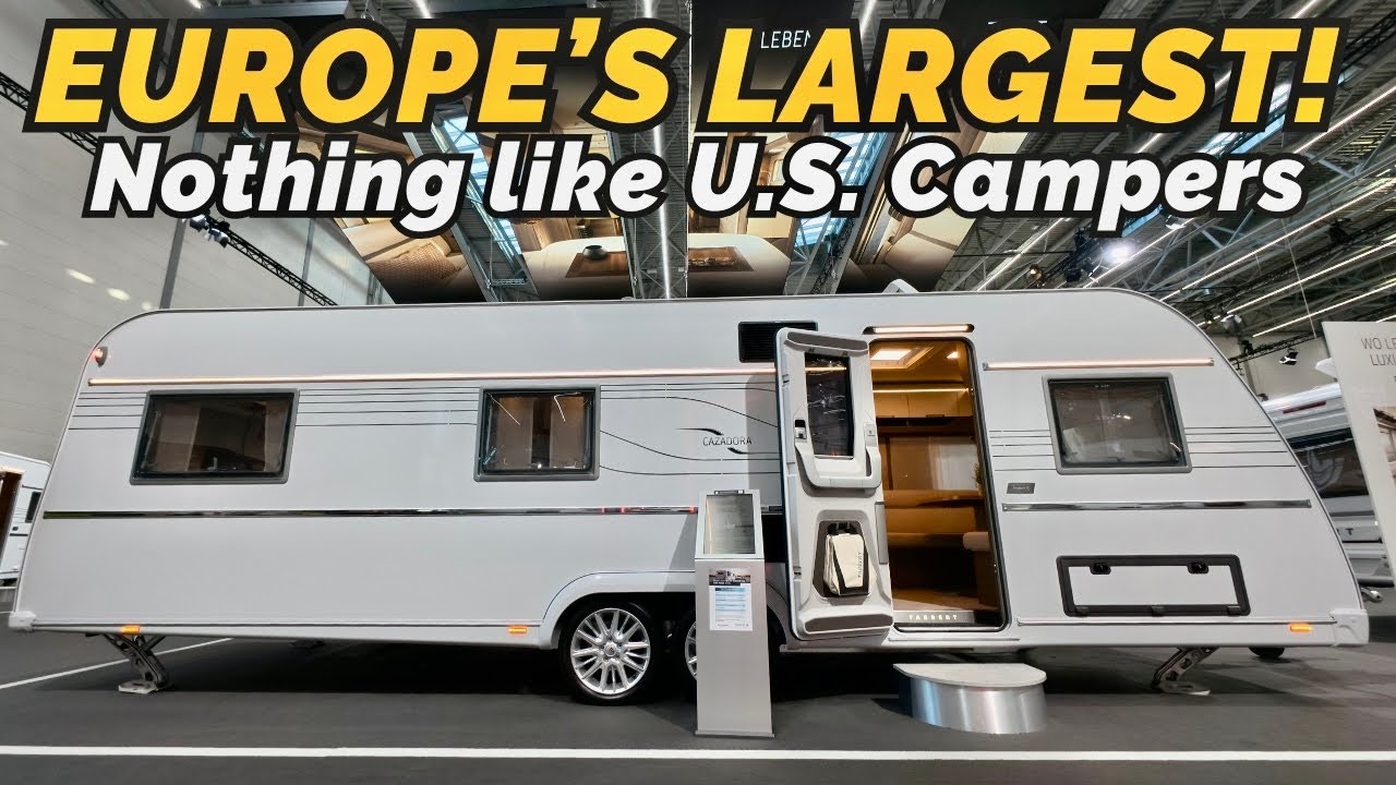 LARGEST campers in Europe are nothing like ones in the U.S. | Tabbert Cazadora 700 kd 2,5 caravan