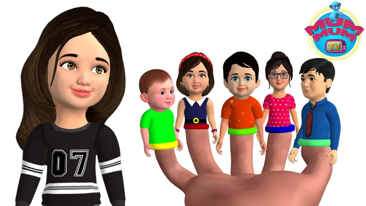 The Finger Family Song | Finger Family Lyrics & Finger Family Rhymes - Finger Family By Mum Mum TV