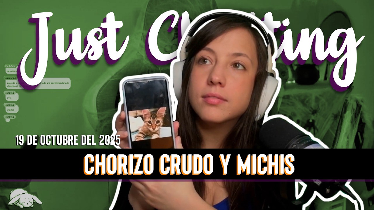 Gastronomía dudosa y hablamos de michis | Disociando con Gabyplush - Just Chatting 19.10.2025