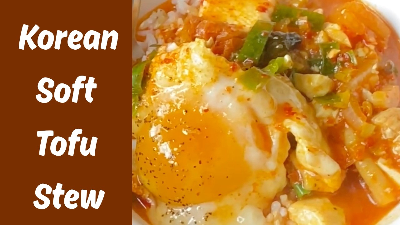 Hot and spicy SOFT TOFU STEW So easy to make and oh so comforting