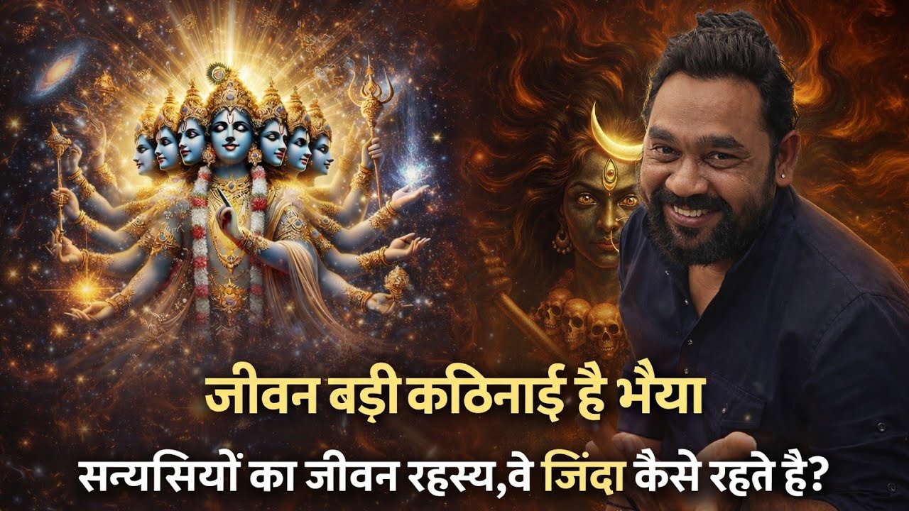 जीवन बड़ी कठिनाई है भैया | सन्यासियों का जीवन रहस्य | वे जिंदा कैसे रहते हैं?
