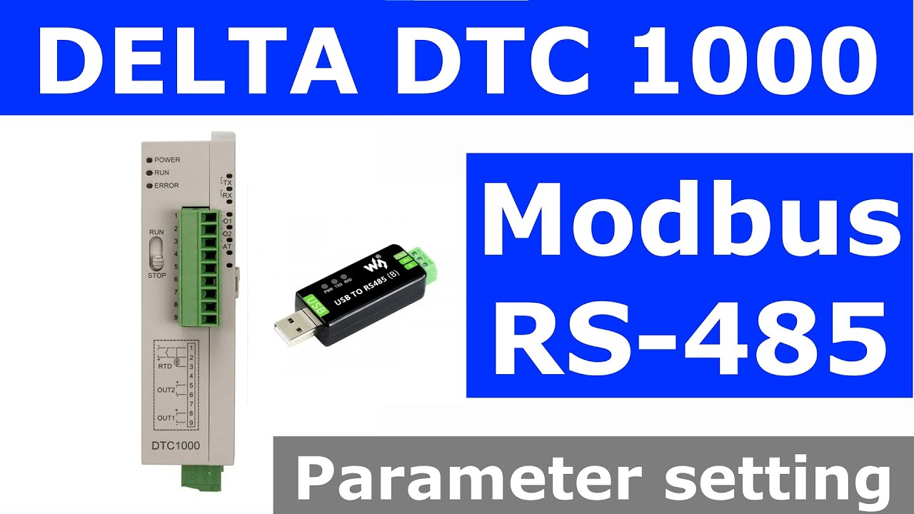 Modbus Communication DTC 1000 Temperature Controller- RS-485