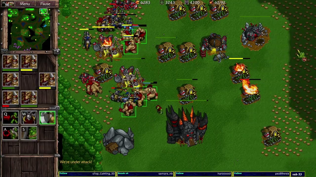 Warcraft 2 Remastered Forest Trail 1v2