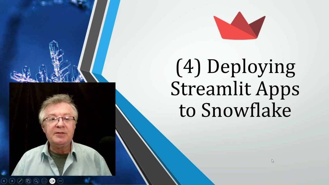 (4) Deploying Streamlit Apps to Snowflake (from 