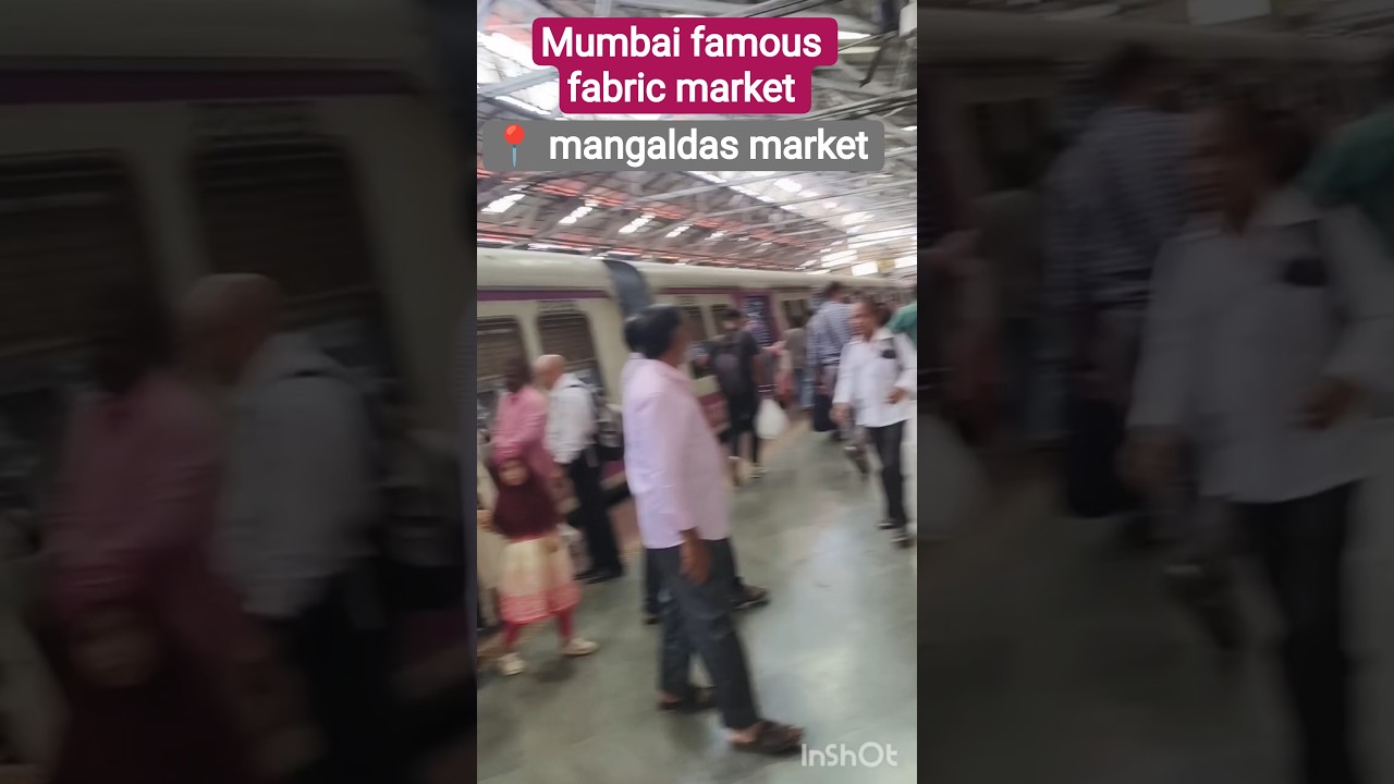 📍 Mangaldas market mumbai(affordable fabric market) 