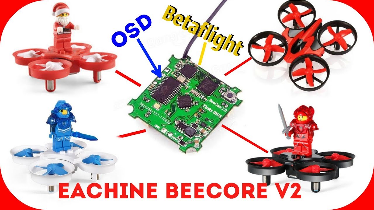 Eachine Beecore  V2 Полетный контроллер с OSD для домашнего нанокоптера!