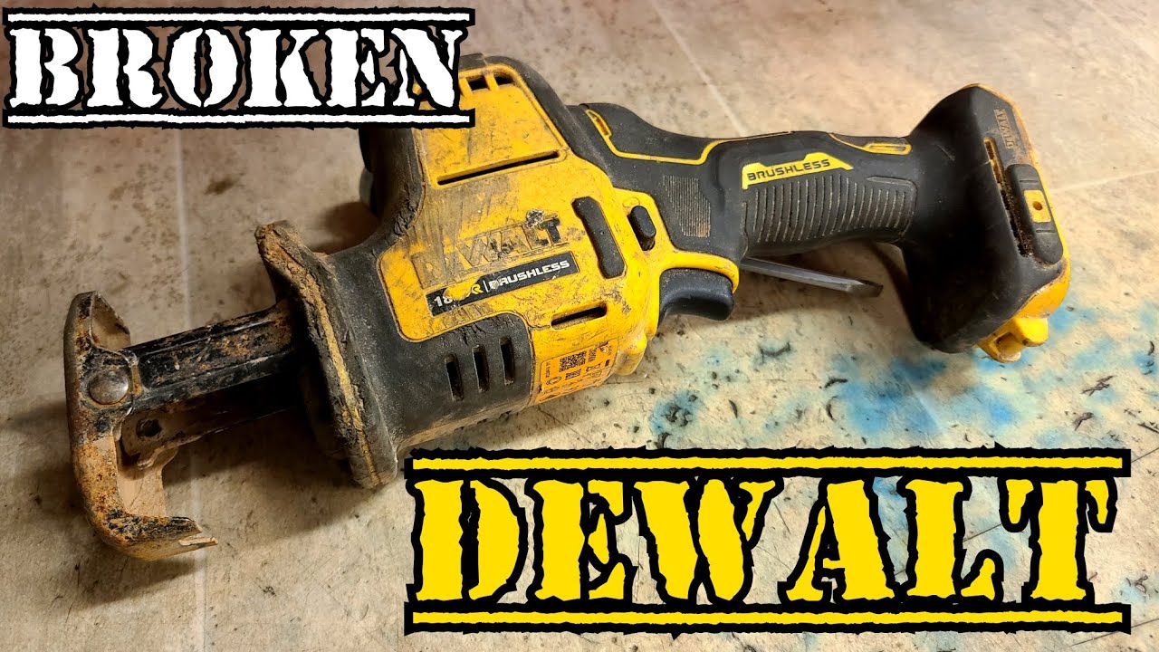 Broken Dewalt DCS369 Reciprocating saw repair