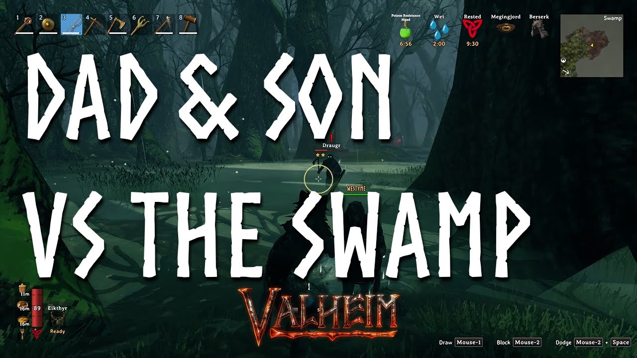 TIME FOR THE IRON AGE! ⚔️ Finding Sunken Crypts in Valheim (Dad & Son)