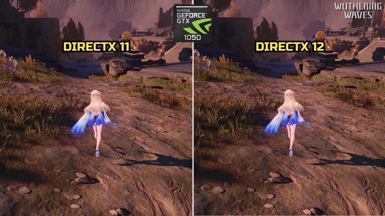 DX11 vs DX12 Comparison - Wuthering Waves 2.4 Septimont | GTX 1050 2GB