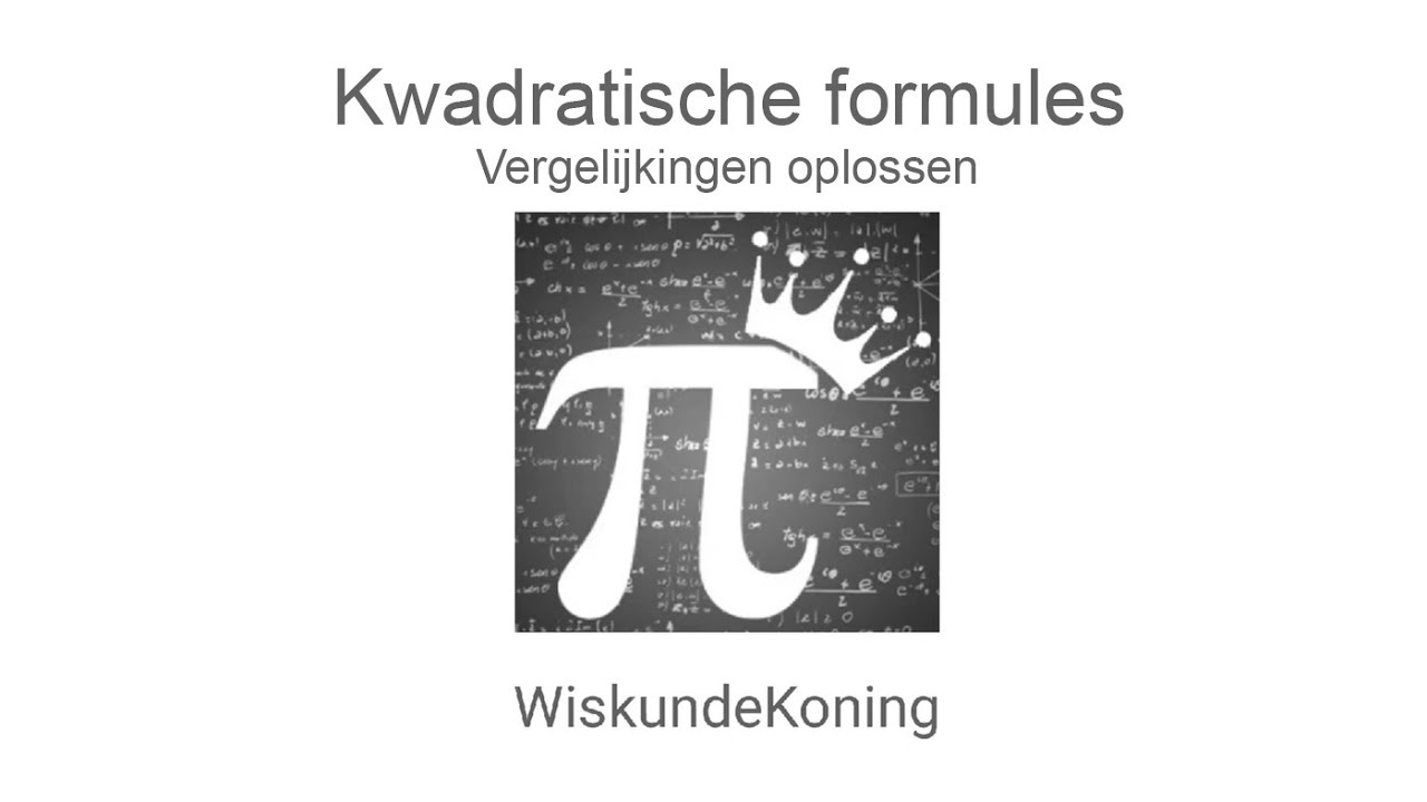 Kwadratische vergelijkingen oplossen (bordjesmethode)