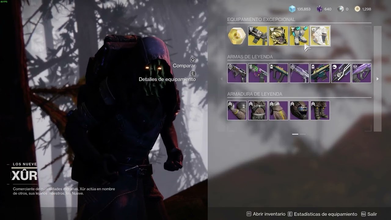 Última visita de Xur para la temporada de los Tesoros ¿Vale la pena lo que trajo?