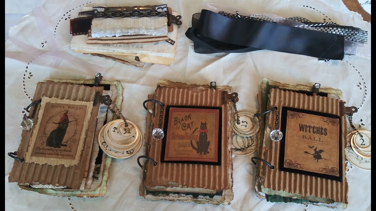 Mini Halloween Junk Journal/Witches Companion (Sold Out--Thank you)