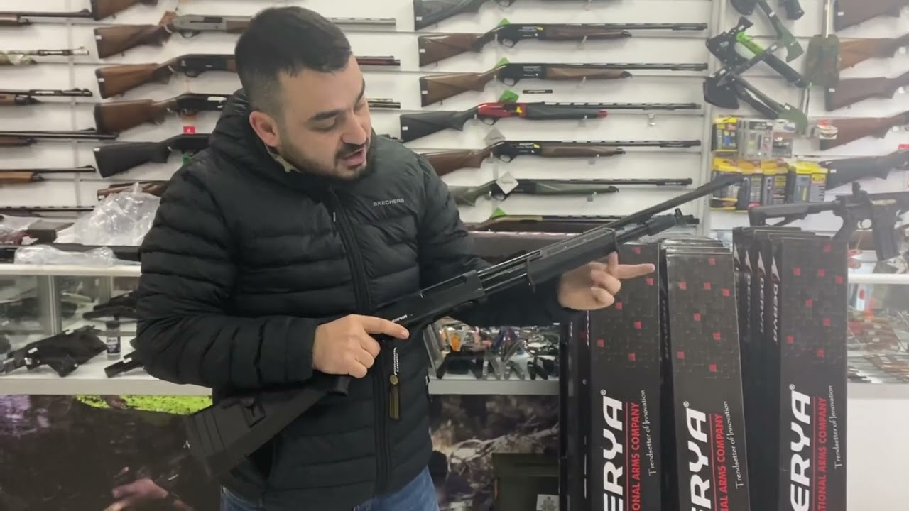 TÜRKİYE’DE İLK YERLİ 36 KALİBRE ÖZEL POMPALI TÜFEK DERYA ARMS