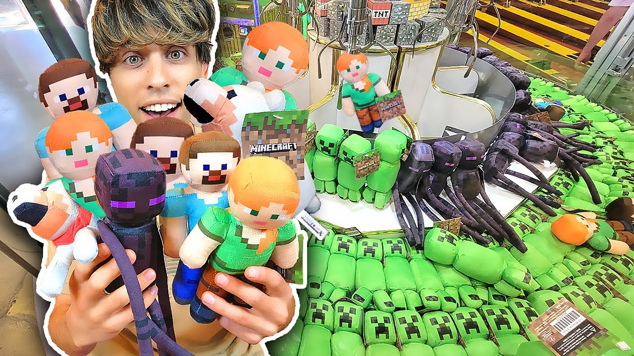 How I Cleaned Out a Minecraft Claw Machine!