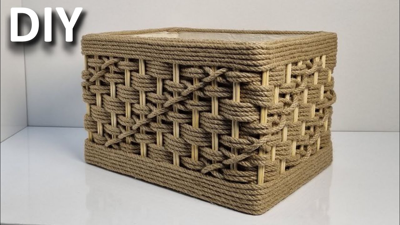 DIY Basket: Style and Practicality in One! ✨