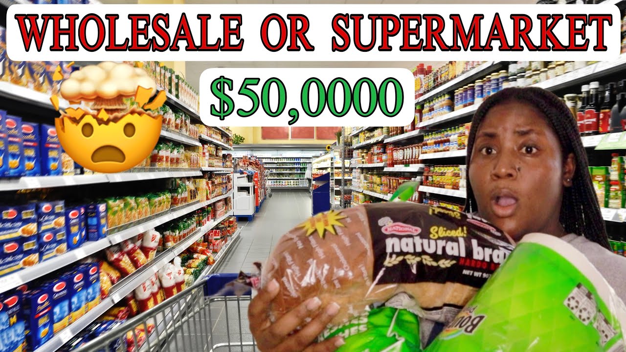 HUGE GROCERY HAUL | WHAT $50,000 CAN GET YOU IN JAMAICA 🤯🇯🇲  #2024