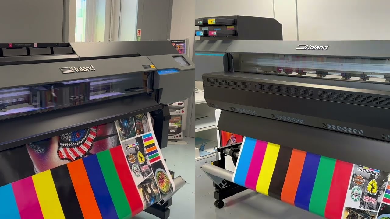 Comparing the Roland Resin Printer (AP-640) with the Solvent equivalent (VG3-640)