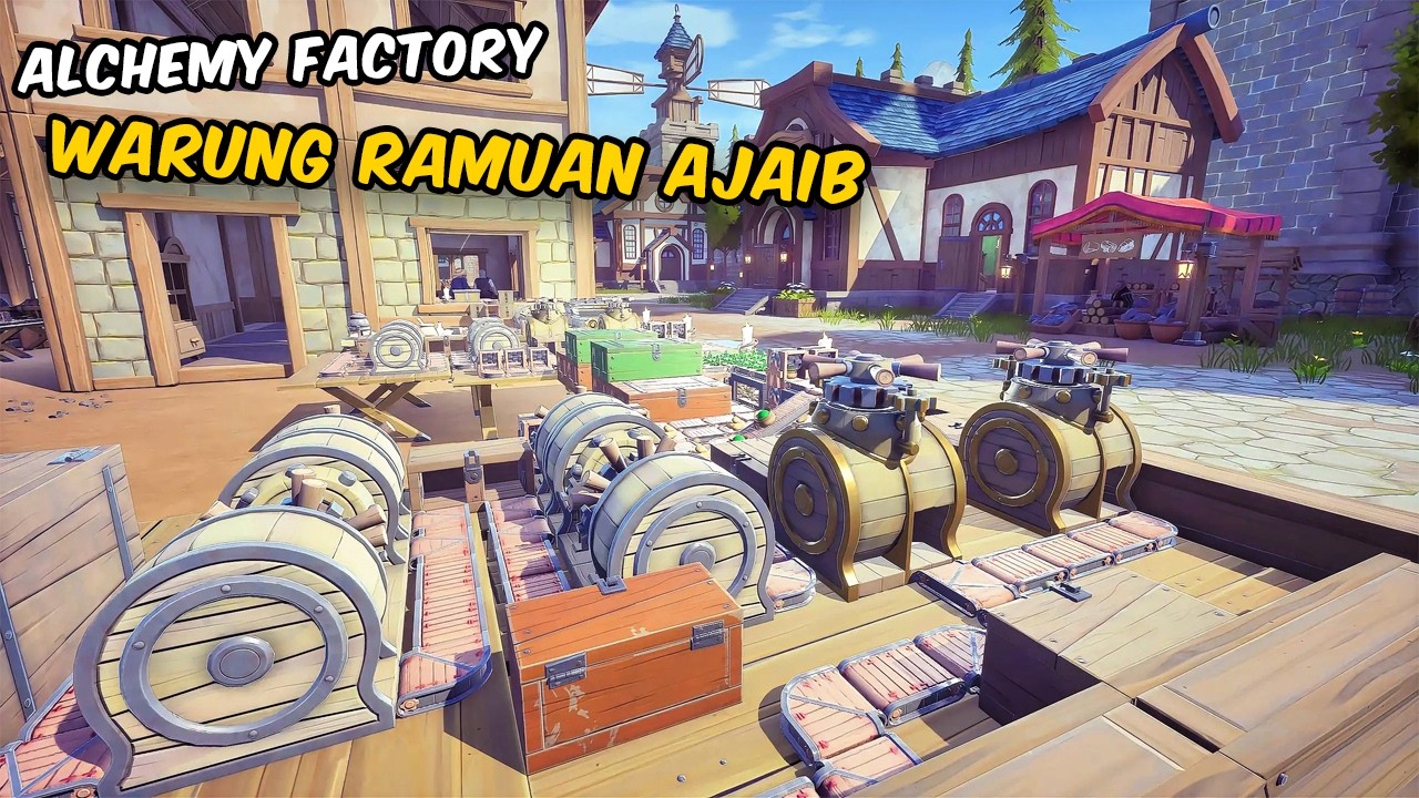 Jualan Potion dan Bangun Pabrik Ramuan Ajaib di Alchemy Factory