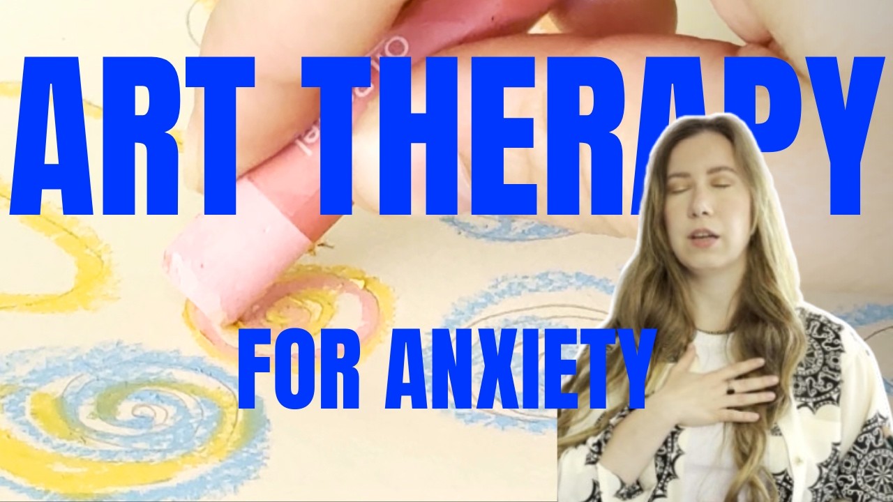 ART THERAPY Activity for ANXIETY | Simple Art Therapy Exercise for Stress Relief