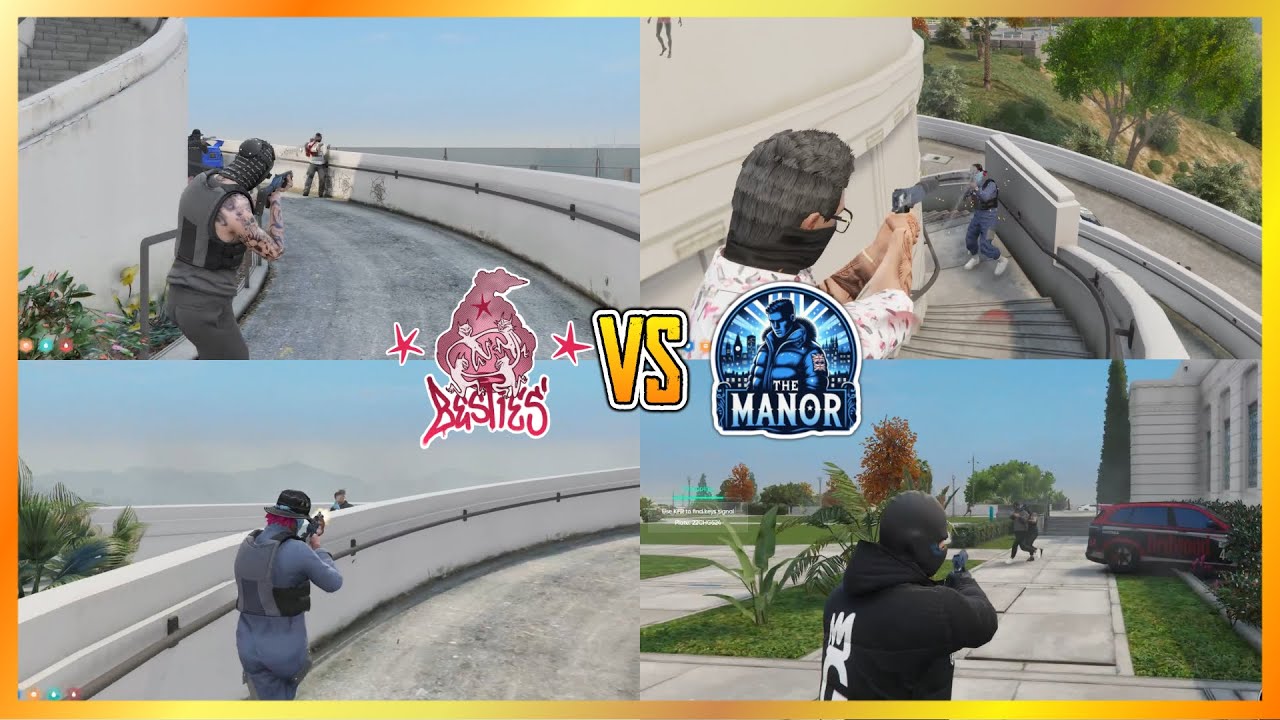 Besties Push Big Manor Gang At The Observatory // Bank Truck (Multi POVs) | NoPixel 4.0 GTA RP