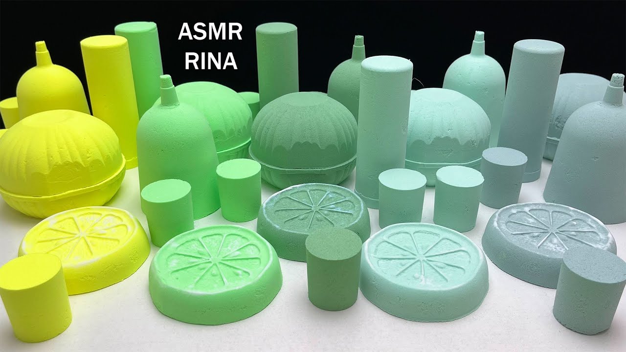 ASMR baking soda green gradient