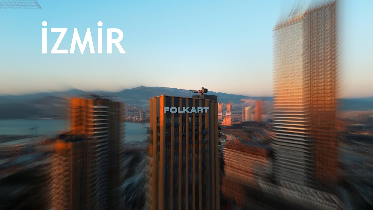 İzmir | Alsancak | Drone ile Gün Batımı Manzaraları | DJI MINI 4 PRO ile Kaydedilmiştir
