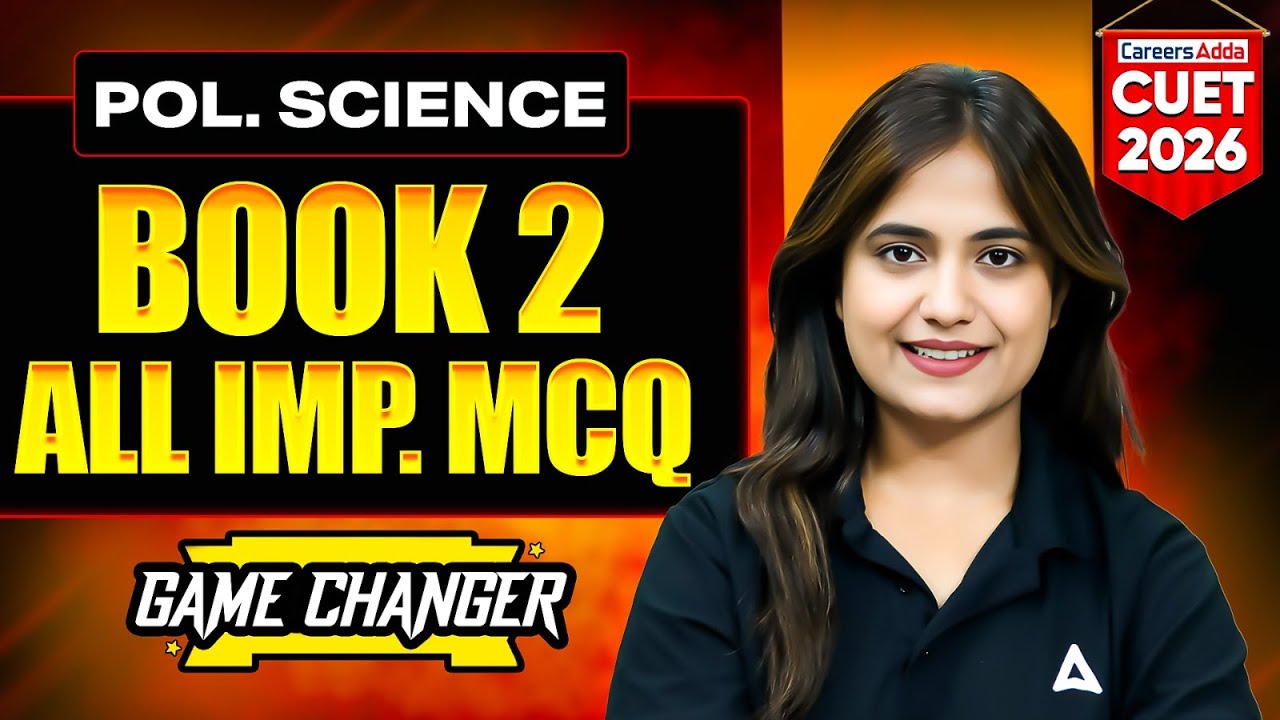 CUET Political Science 2026 | Book 2 All Important MCQs One Shot 🔥| CUET Humanities 2026