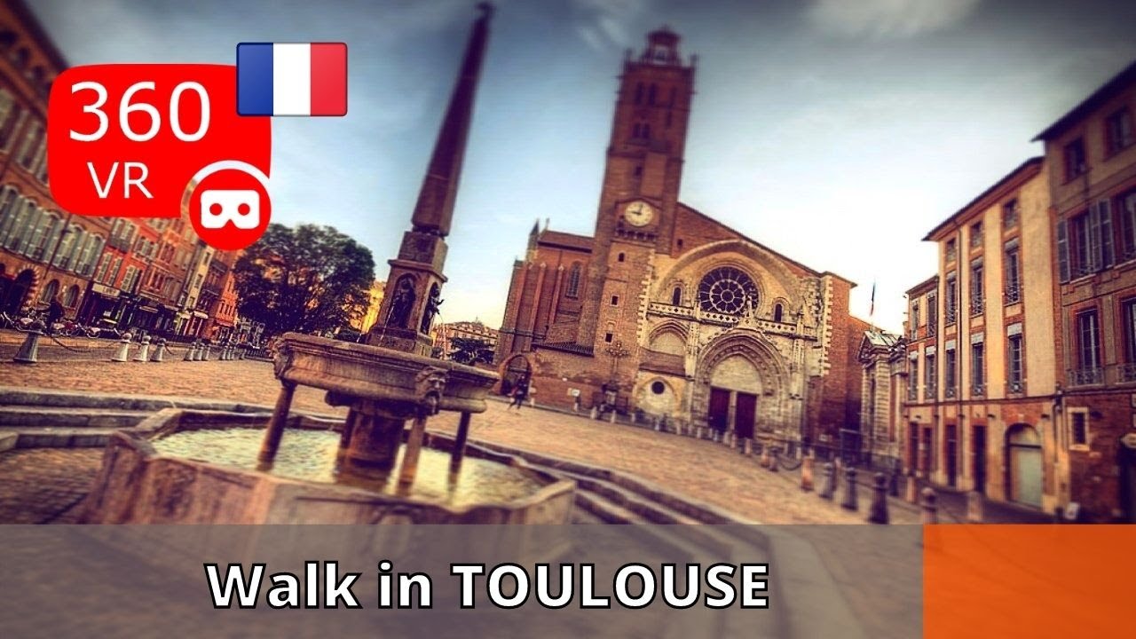 360&deg; views of France : Today a walk in Toulouse