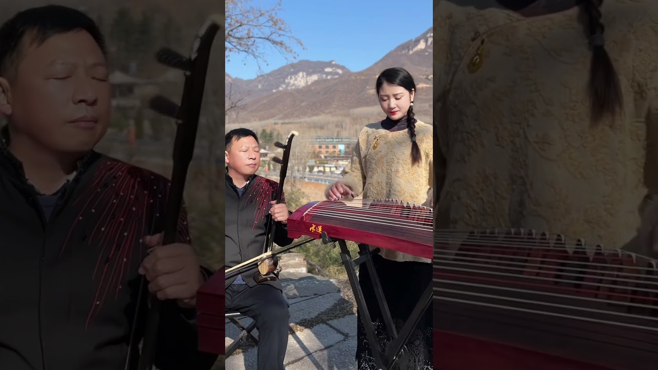 和@胡琴建军 老师合作一曲#板胡 #梦中的兰花花 #上热门 #国风古韵 #原创作品