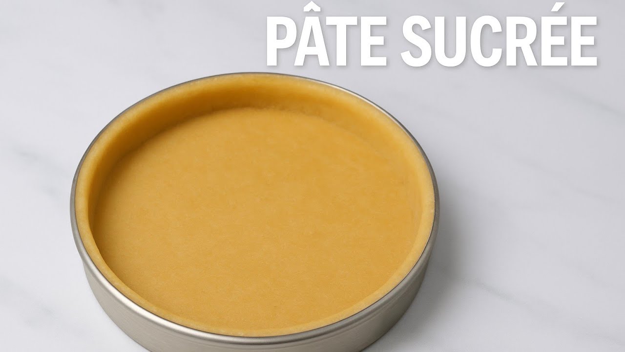 RECETTE DE LA PÂTE SUCRÉE - 2 METHODES (CAP PÂTISSIER)