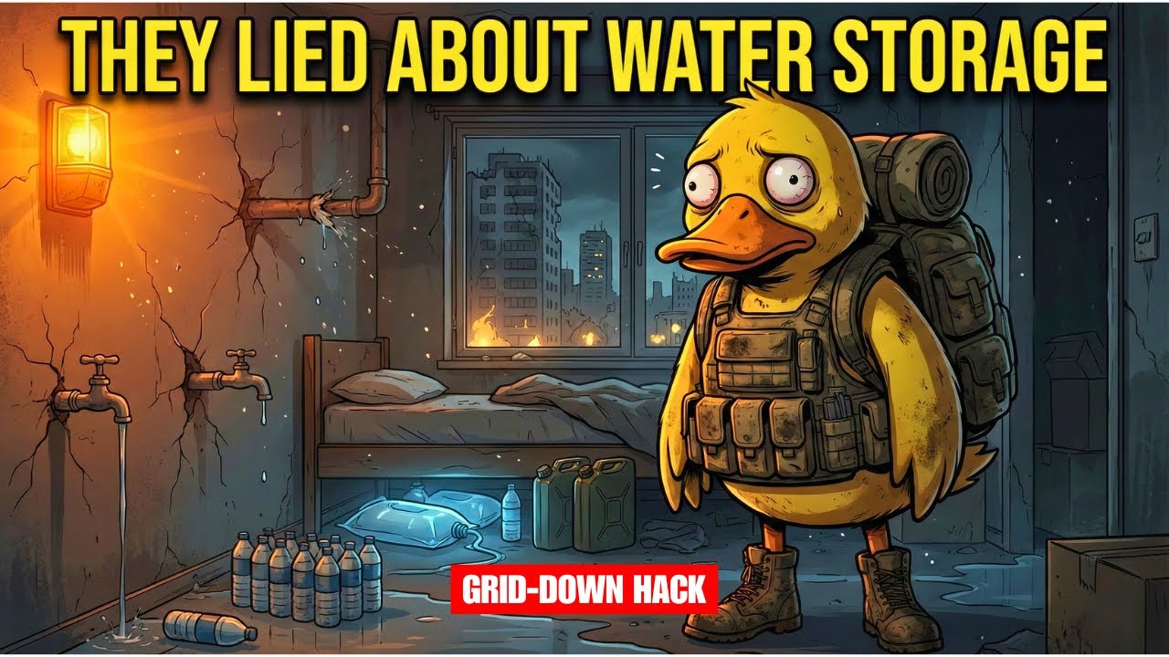 BEFORE IT’S TOO LATE: How to Store 100 Gallons of Water in a Tiny Apartment (Hidden in Plain Sight)