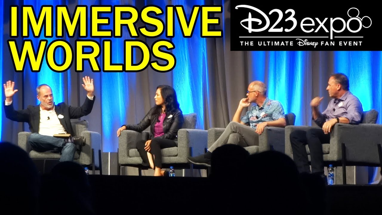 Immersive Worlds: Bringing Stories to Life in Disney Parks panel at D23 Expo 2019
