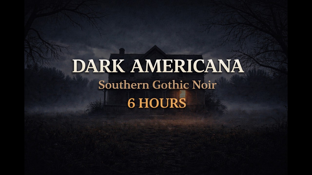 6 Hours Dark Americana Instrumental — Southern Gothic Noir for Immersive Focus
