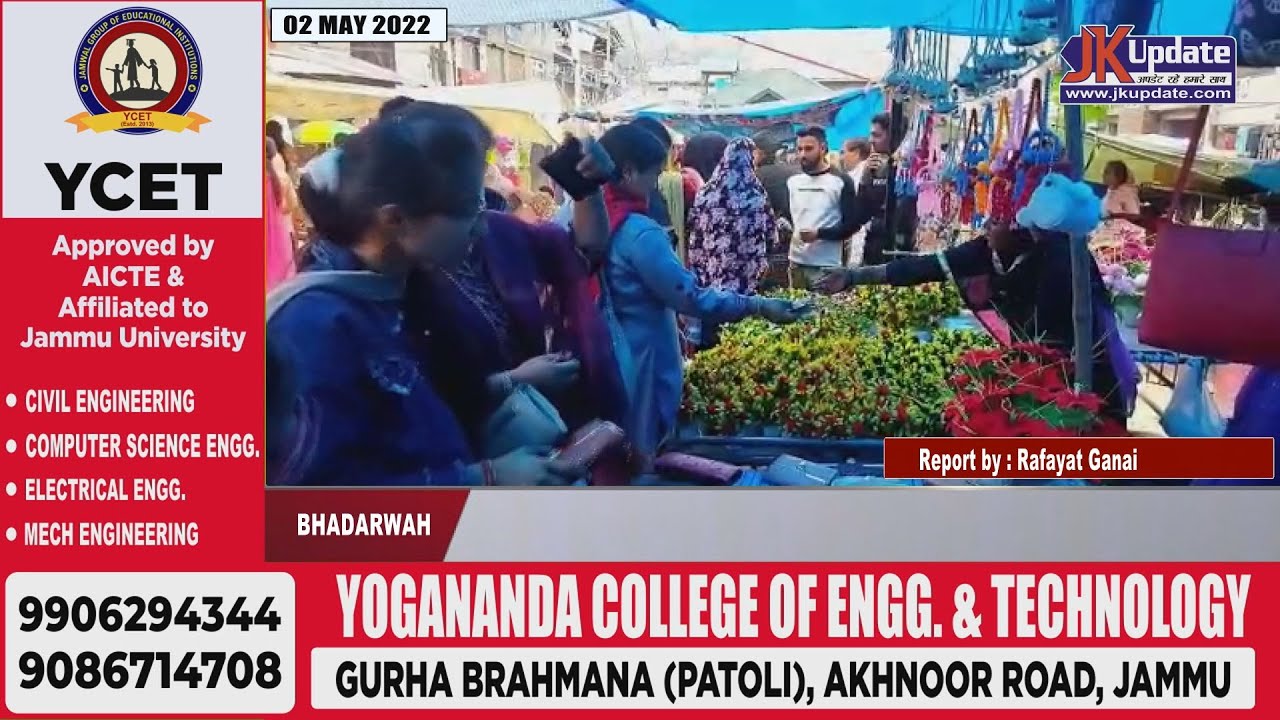 Ahead of Eid, markets abuzz with people in Bhaderwah