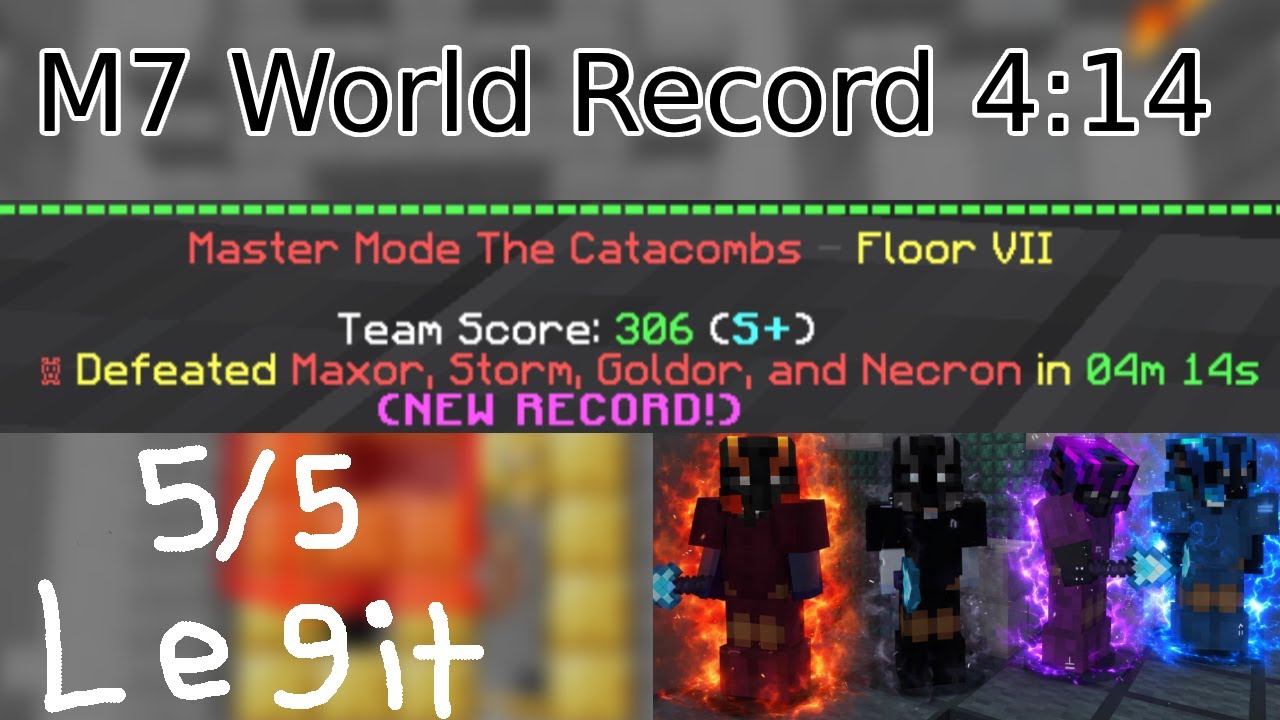 4:14 S+ M7 WORLD RECORD (5/5 Legit)