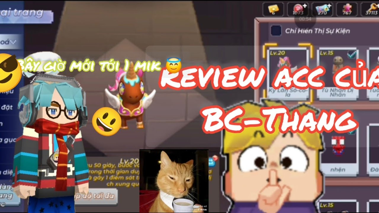 Review acc phần 3 🎊🎉🥳