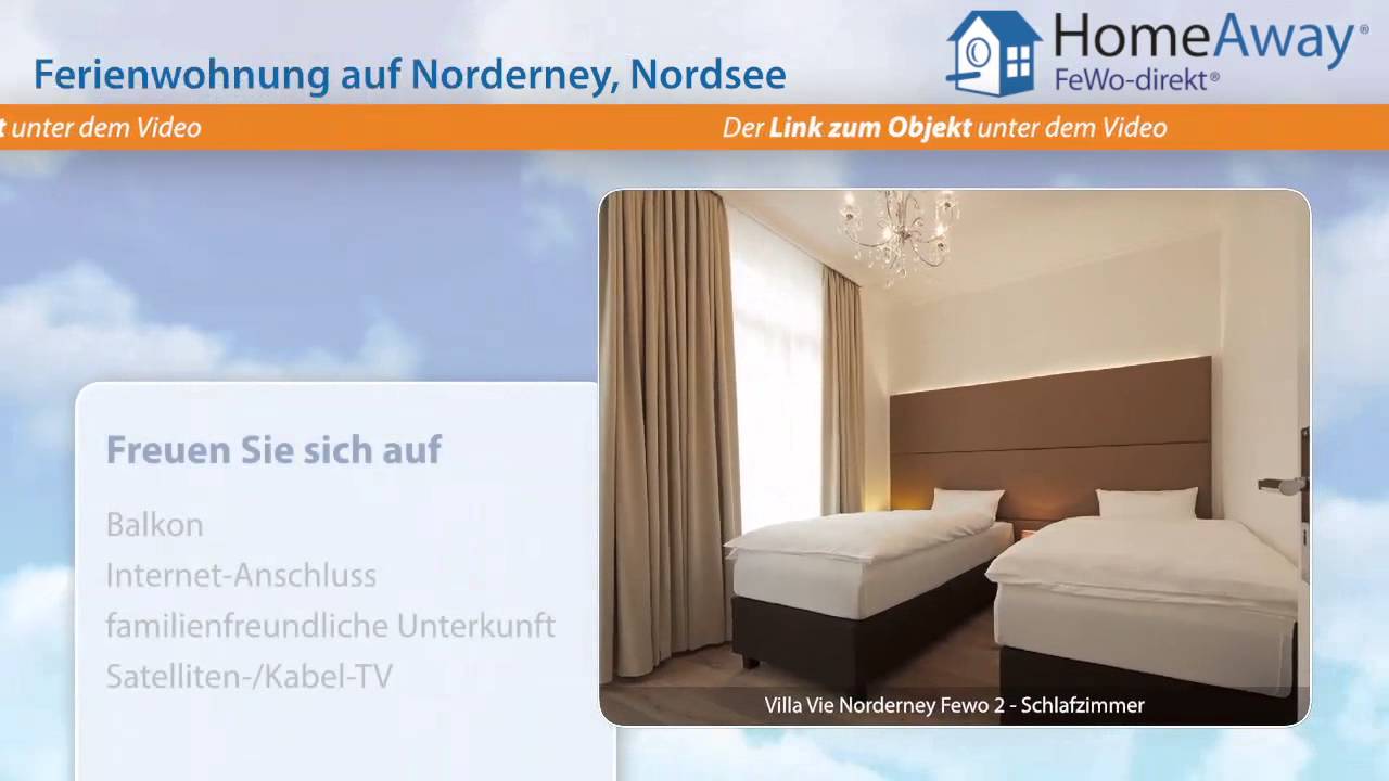 Norderney: Villa Vie 2 - Luxus-Ferienwohnung mit Sauna in frisch renoviertem - FeWo-direkt.de Video