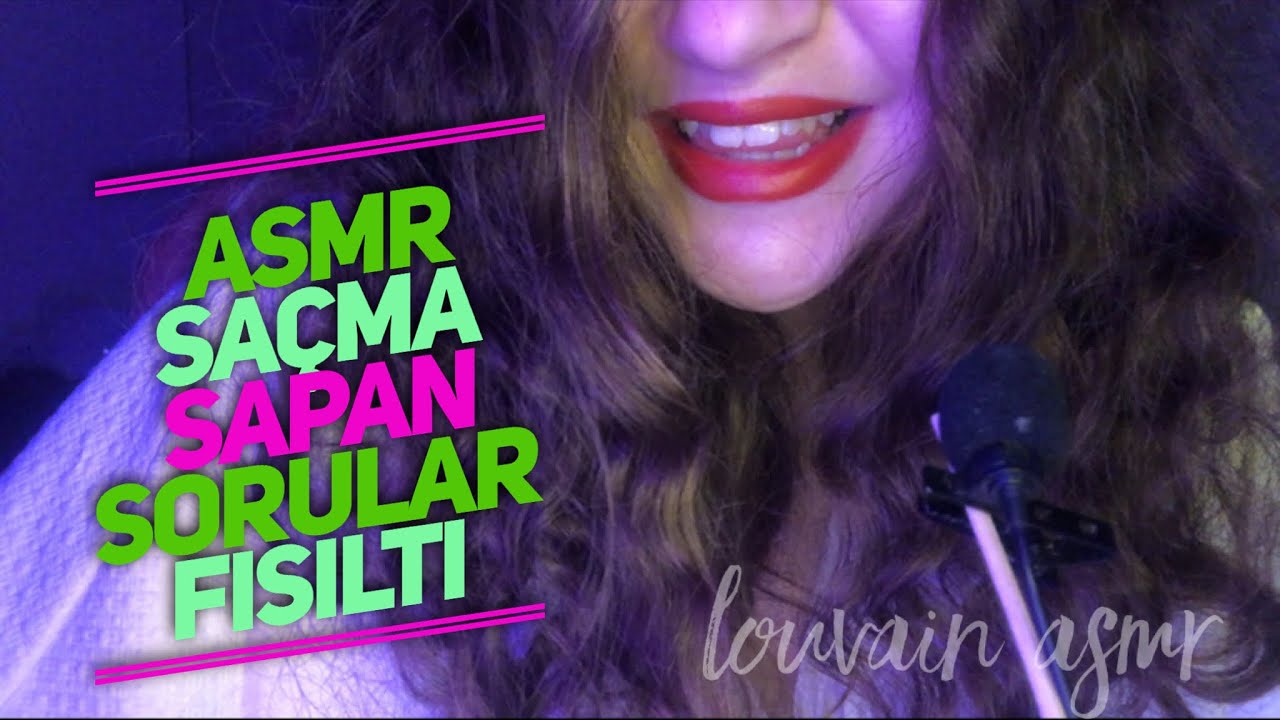 Türkçe Asmr | Sana Saçma Sapan Sorular Soruyorum | Yakın Fısıltı | Whispering