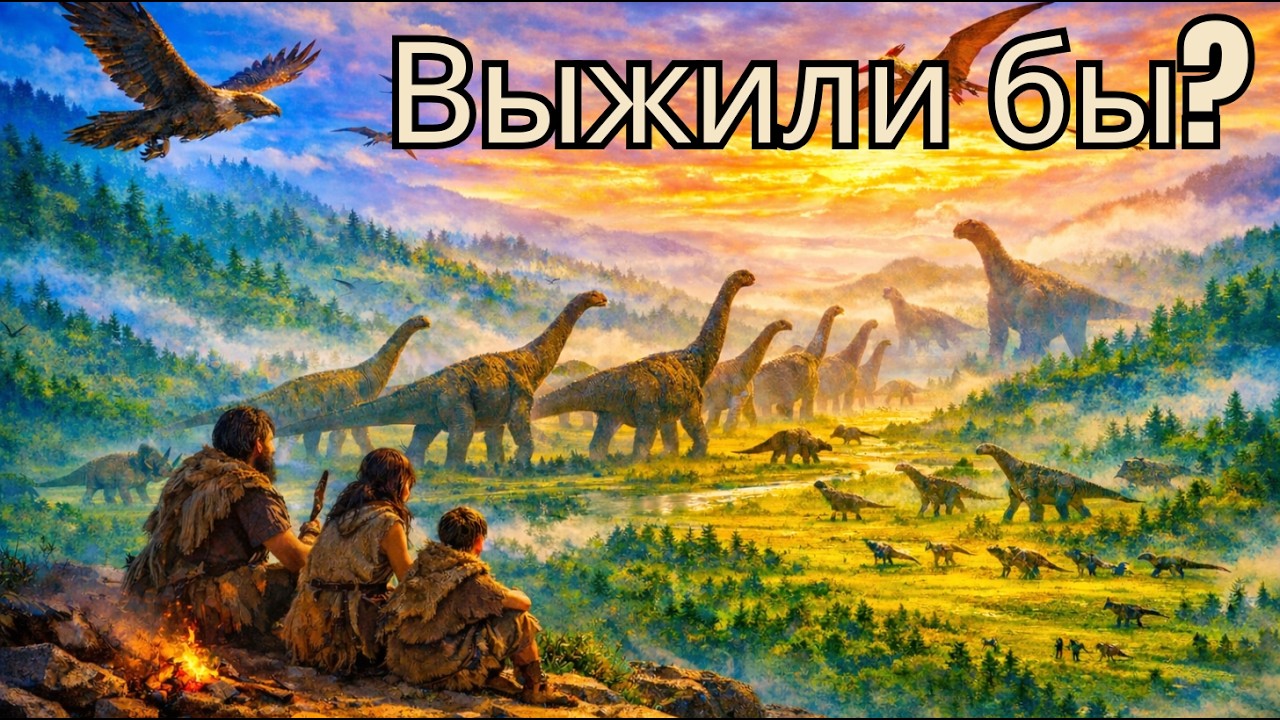 Если бы динозавры не вымерли: альтернативная история Земли и жизнь людей рядом с гигантами