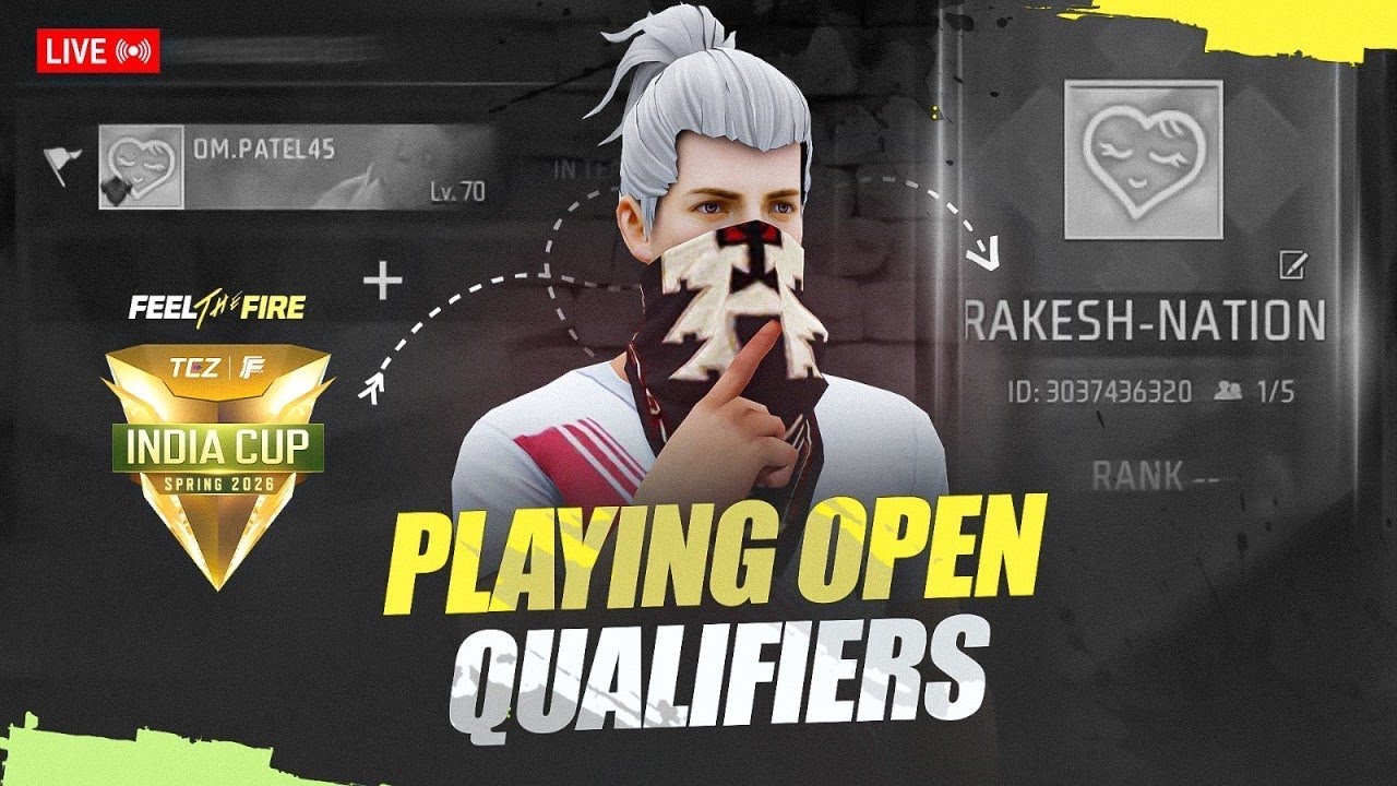 FFMIC SPRING 2026 OPEN QUALIFIERS LIVE WITH RAKESH ESPORTS || FT.RACKERS ESPORTS || OM PATEL || 🔥