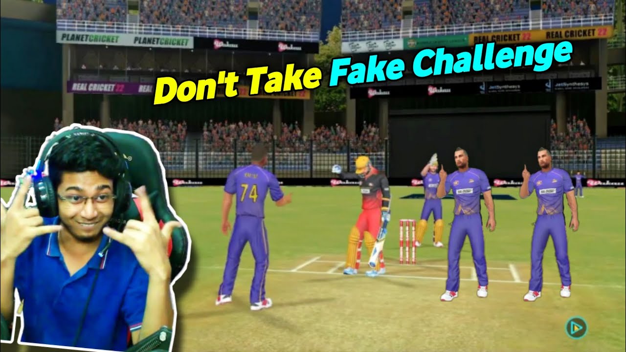 WARNING ! Don't Take Fake Challenge in Real Cricket™ 22 Auction Tournament || OctaL