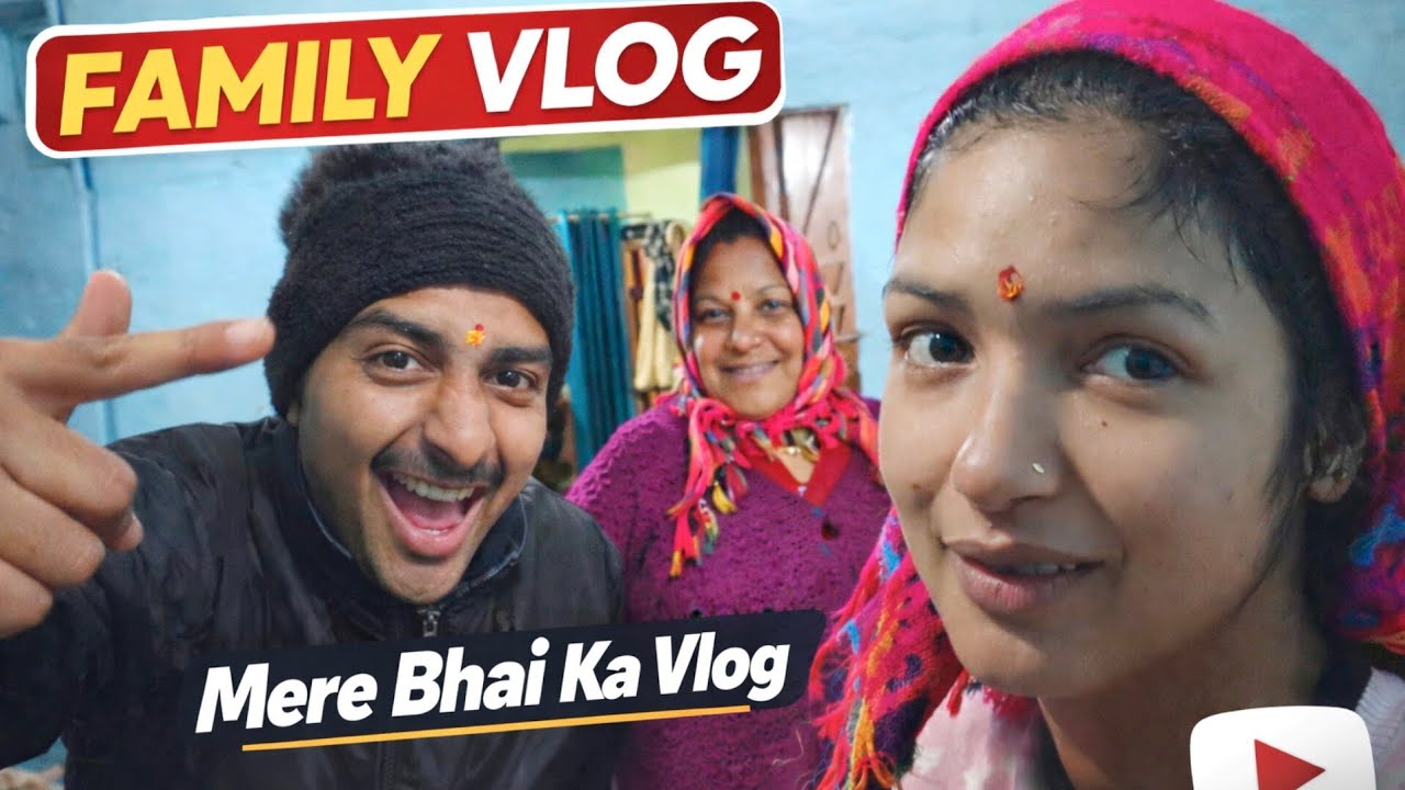 Jb bhaiya bole "chal vlog bnate hai😂 ". 