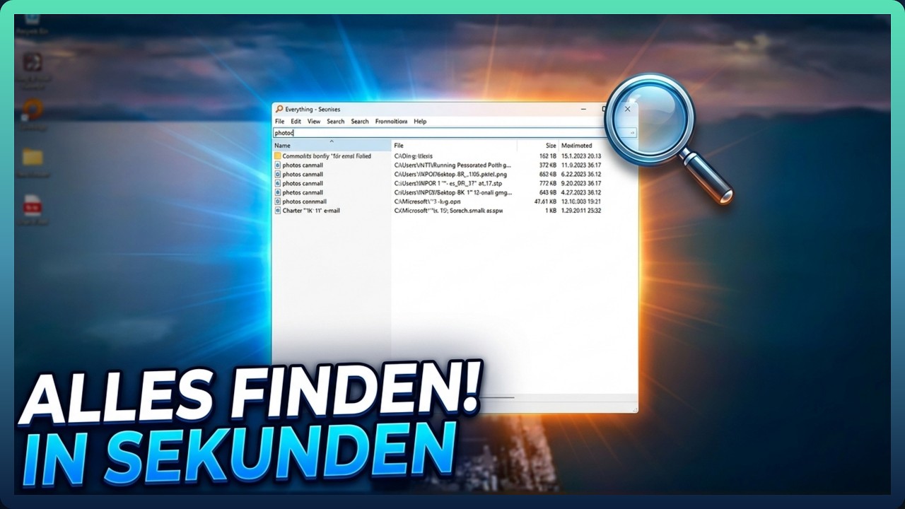 🚀 So findest du ALLES auf deinem PC – in Sekunden!🔍