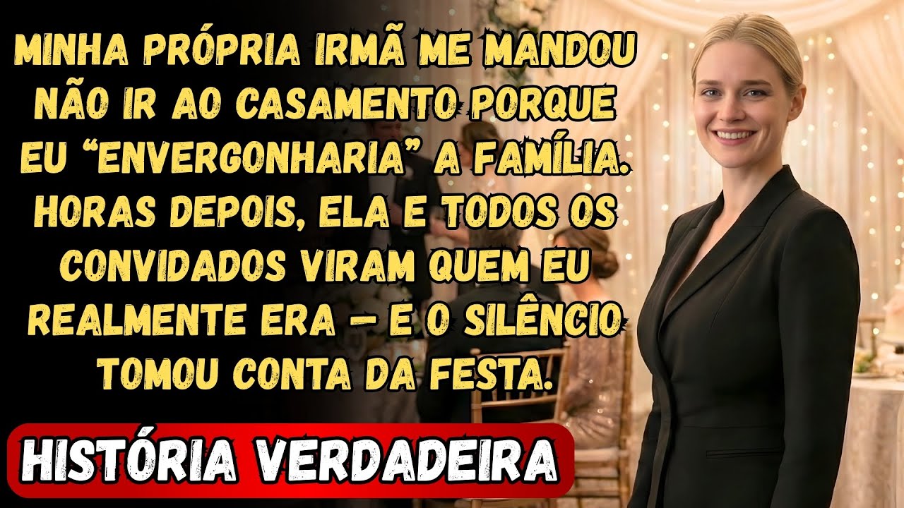 Minha Irmã Disse: “Não Venha ao Meu Casamento” — Até Ver Quem Eu Era